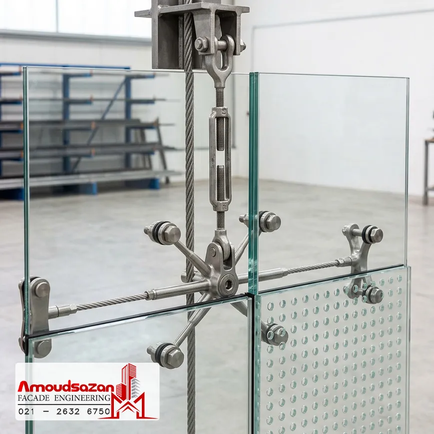 نمای اسپایدر کابلی