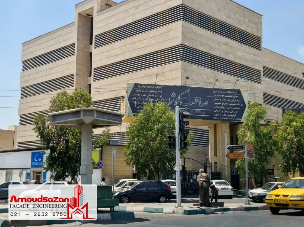لوور نمای پروژه صاحب کوثر